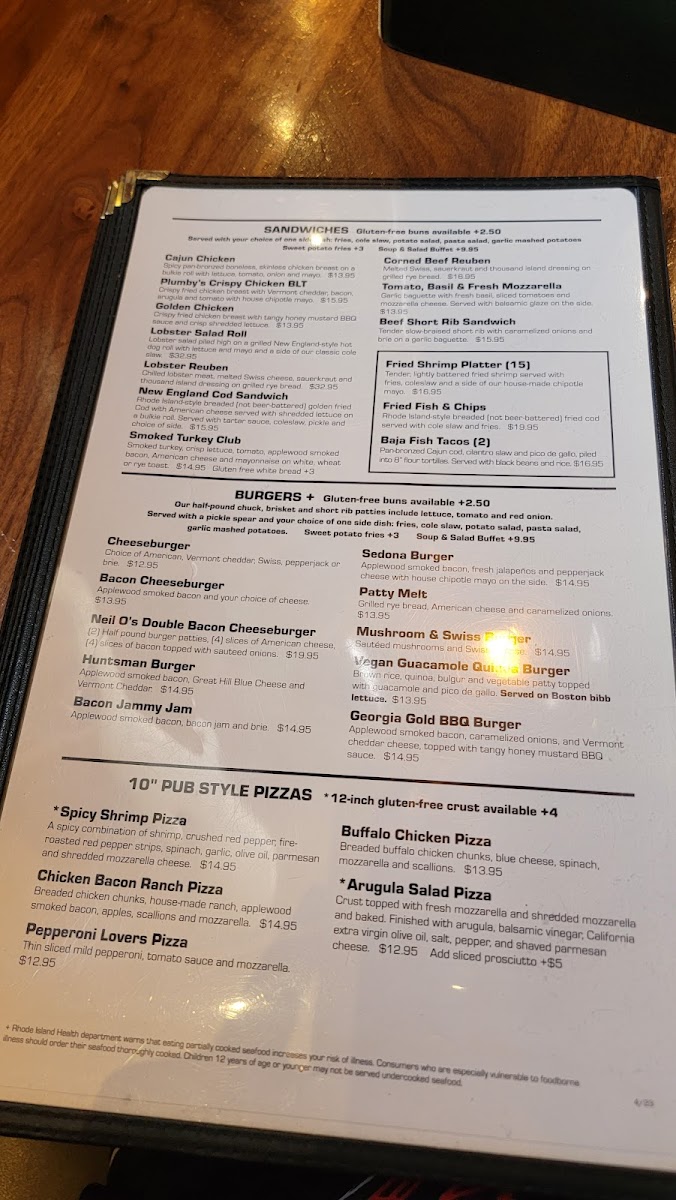 Brick Alley Pub & Restaurant Menu - Image 5